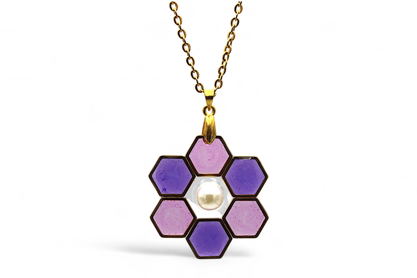 Fleur d'hexagones