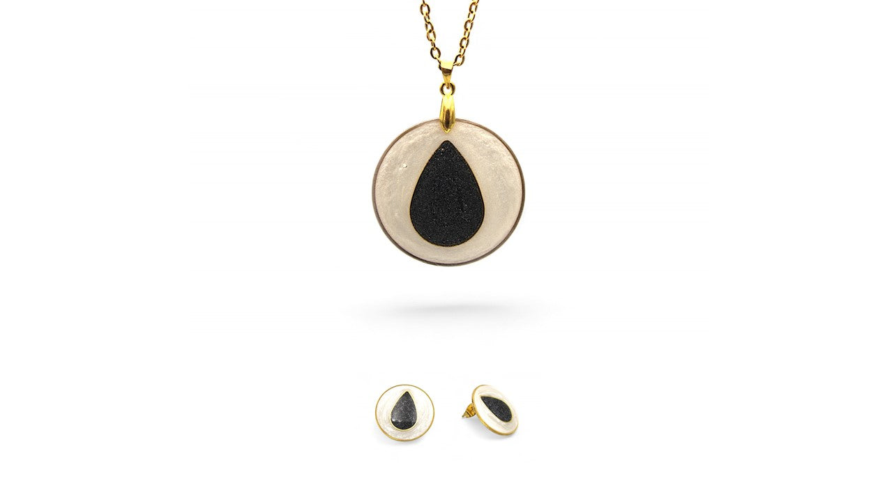 Cercle blanc et noir