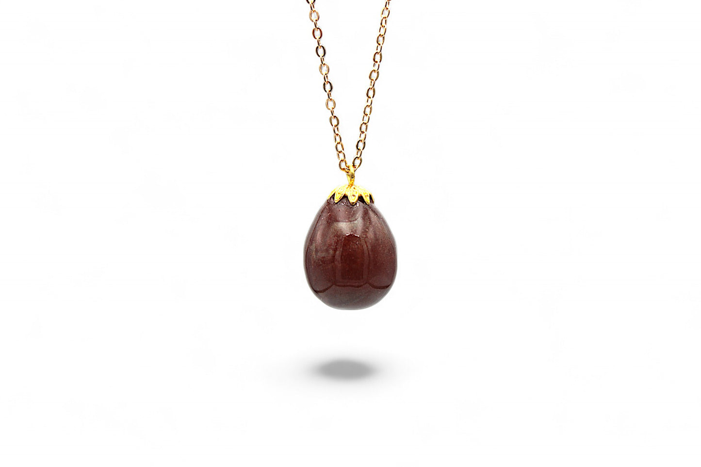 Goutte d'eau marron