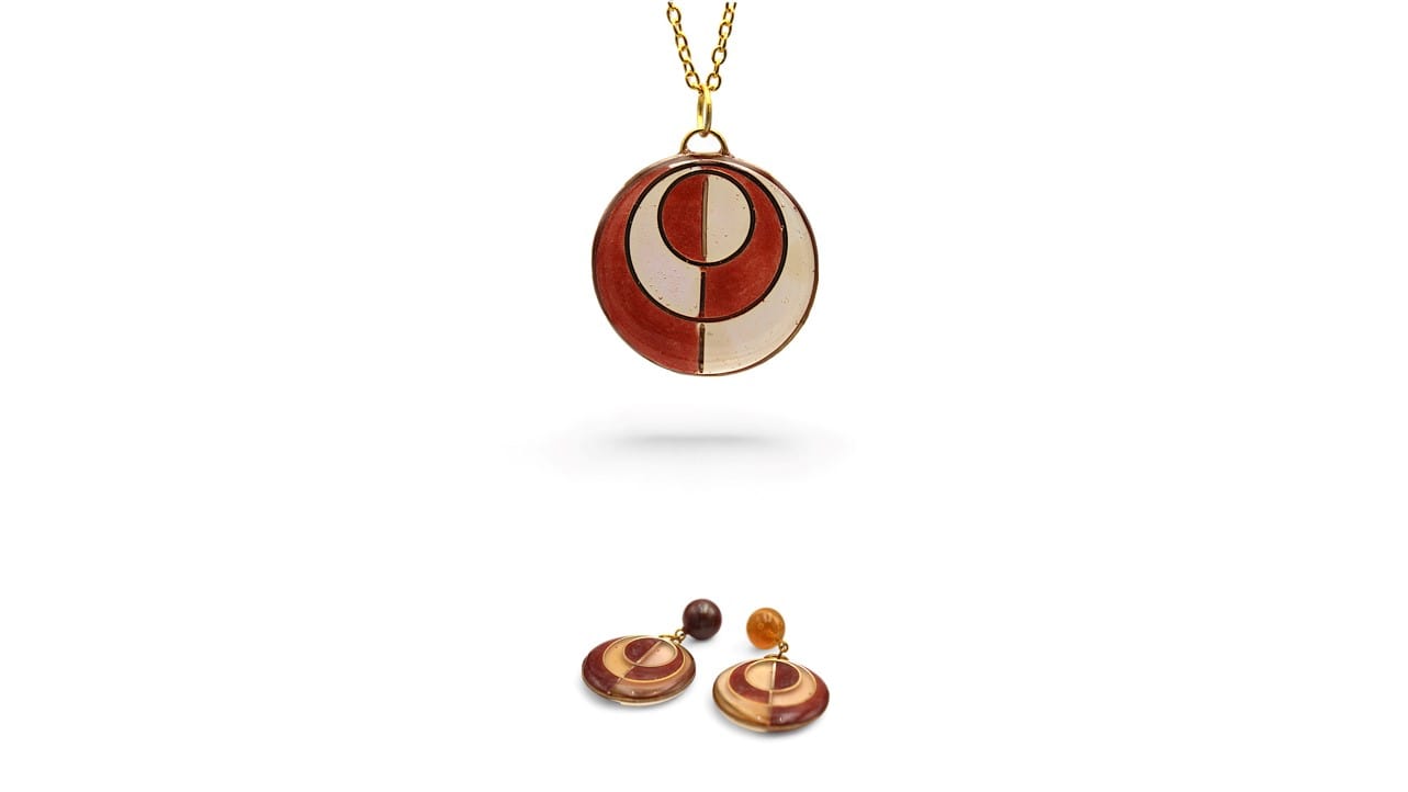 Parure Marron - Caramel