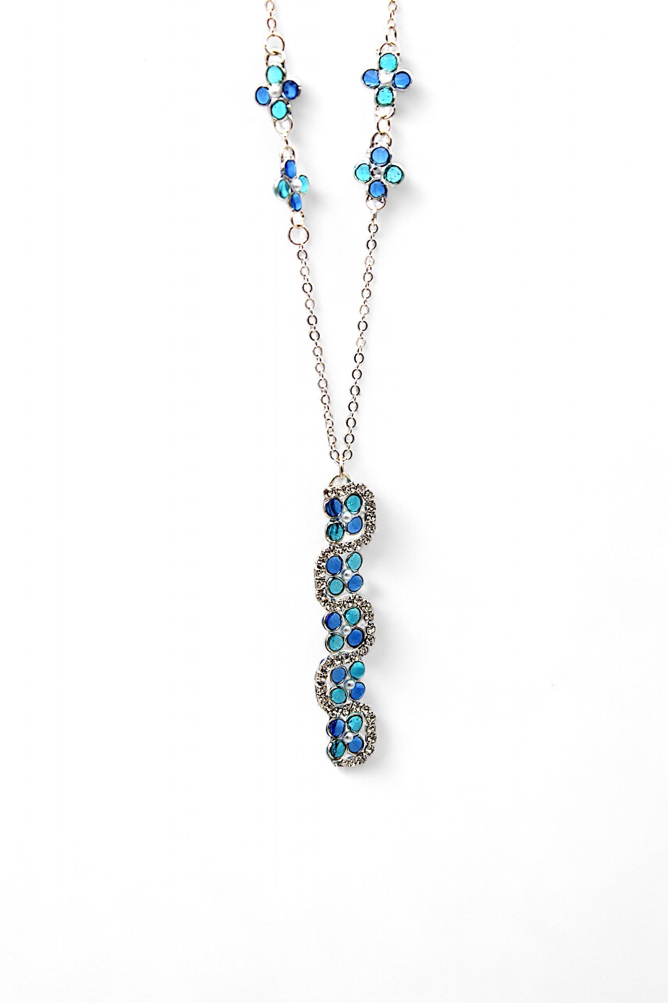"Fleur de Cristal Bleu"