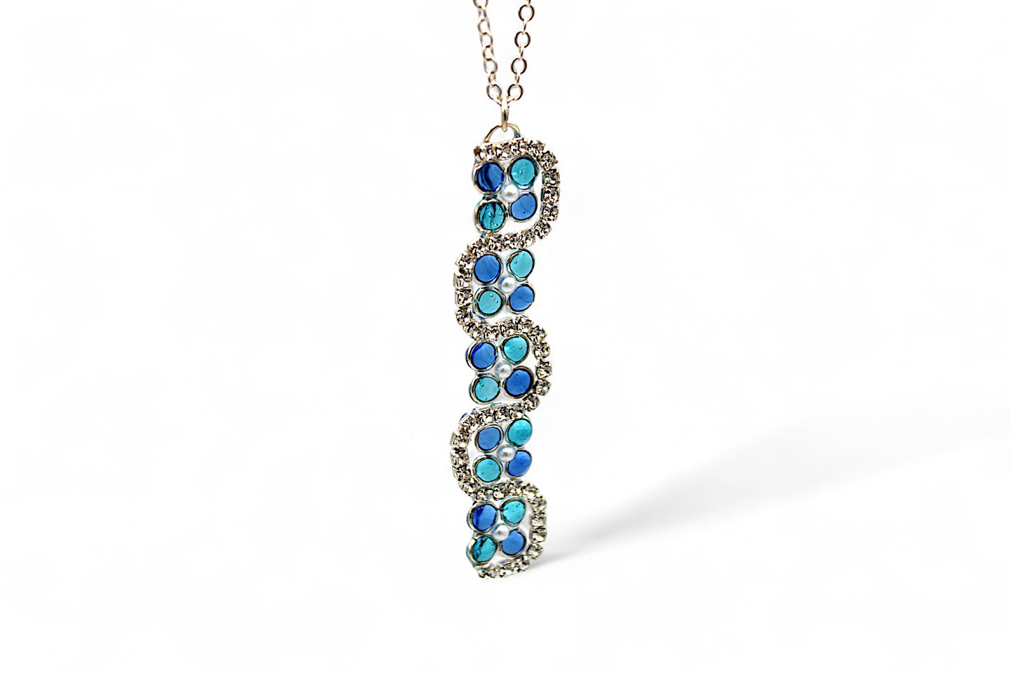 "Fleur de Cristal Bleu"