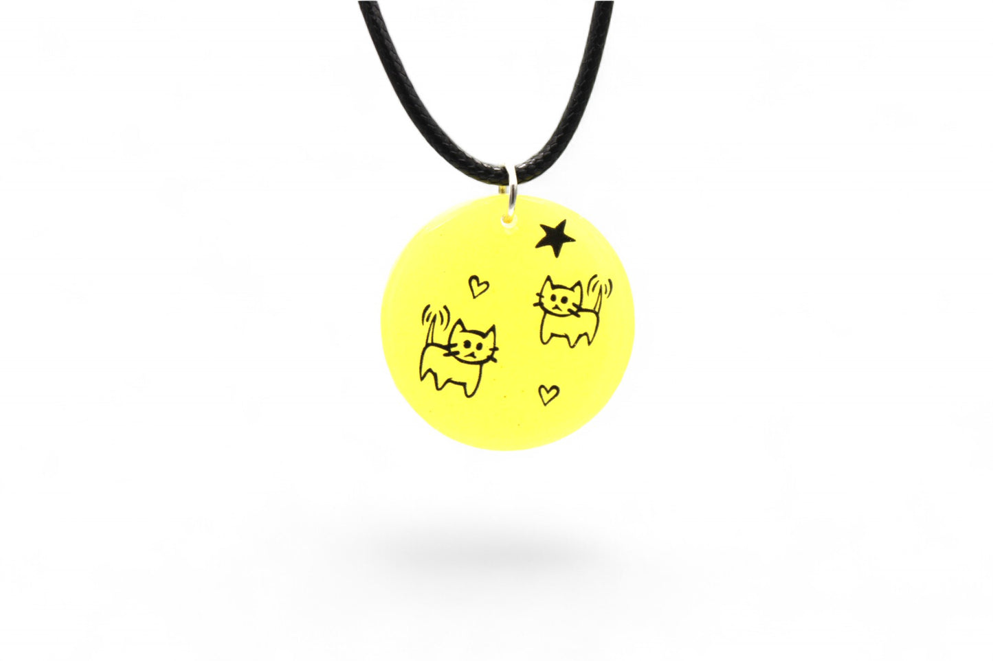 Cercle Fluo et Chat Noir