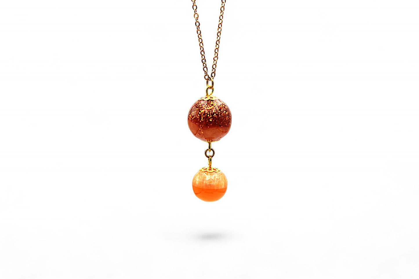 "Sphère Orange Scintillante"