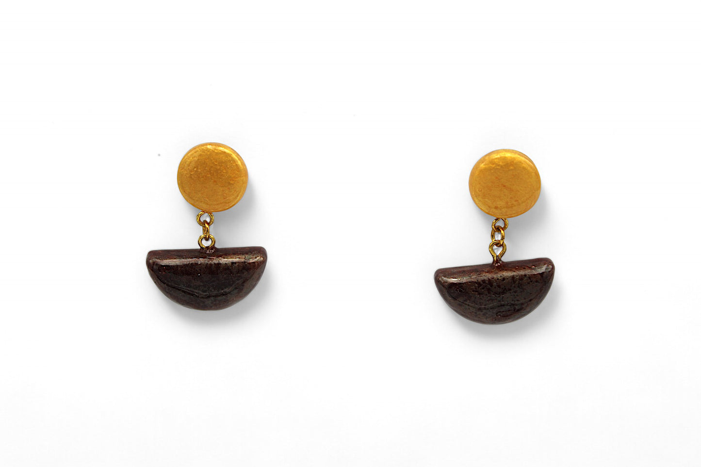 Parure Marron et Or