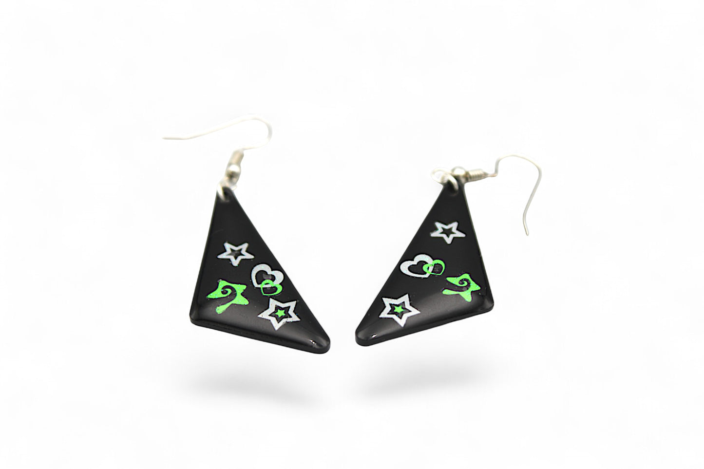"Triangle Noir et Stickers"