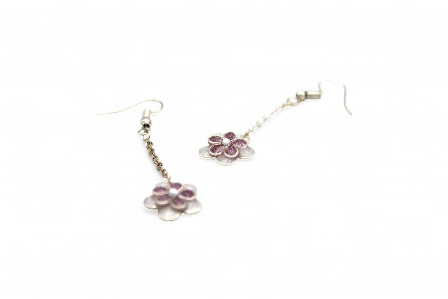 Fleurs Scintillantes violettes