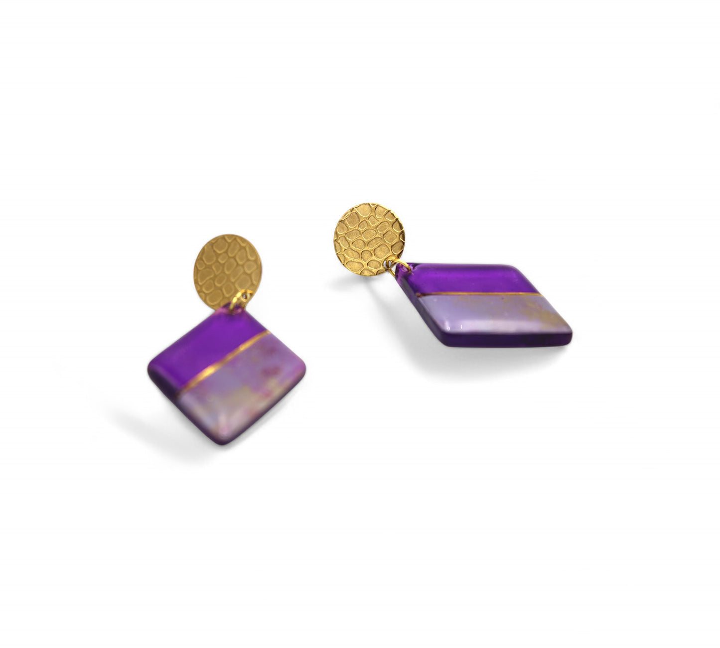 Losange Marbré Violet