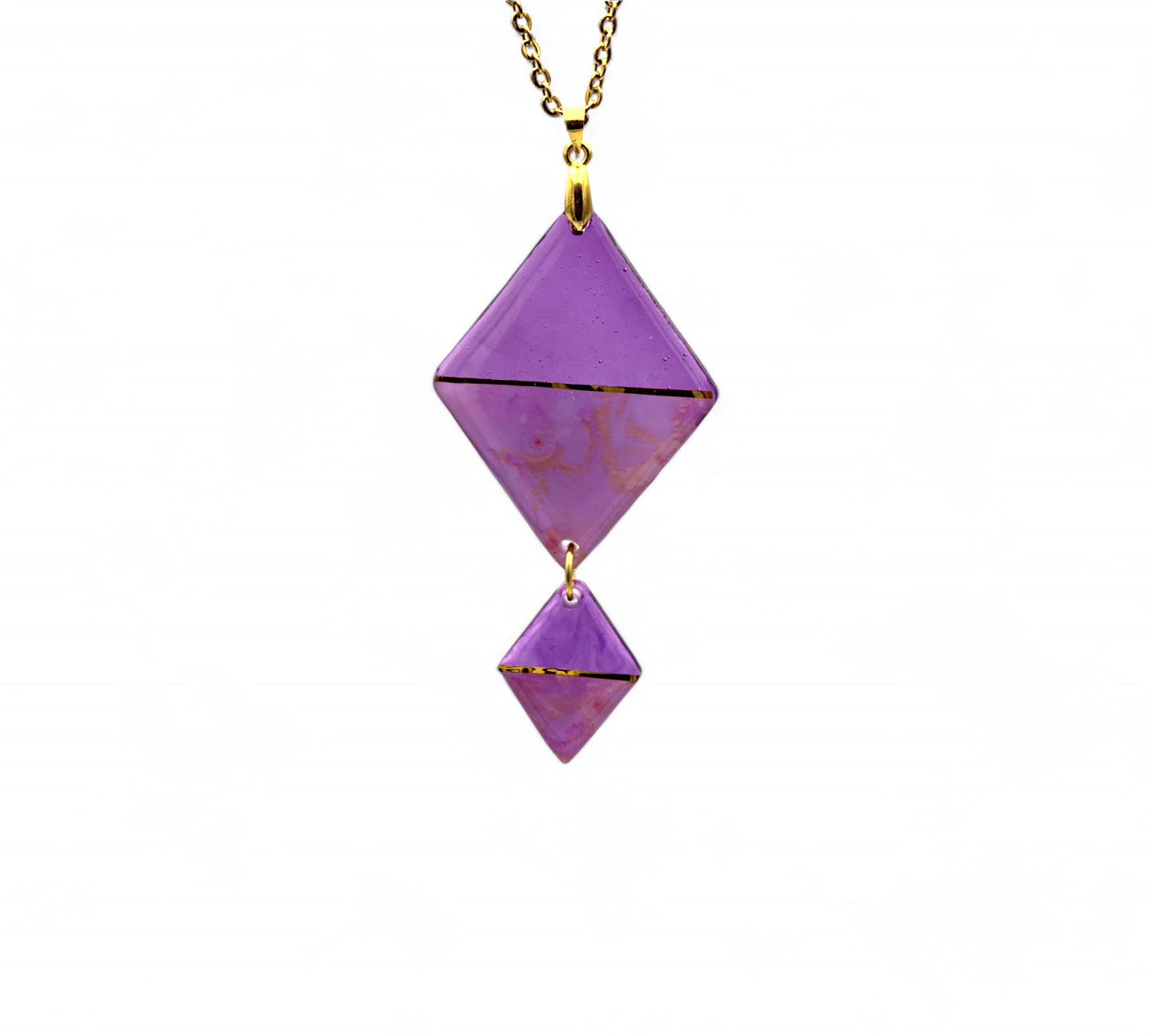 Losange Marbré Violet