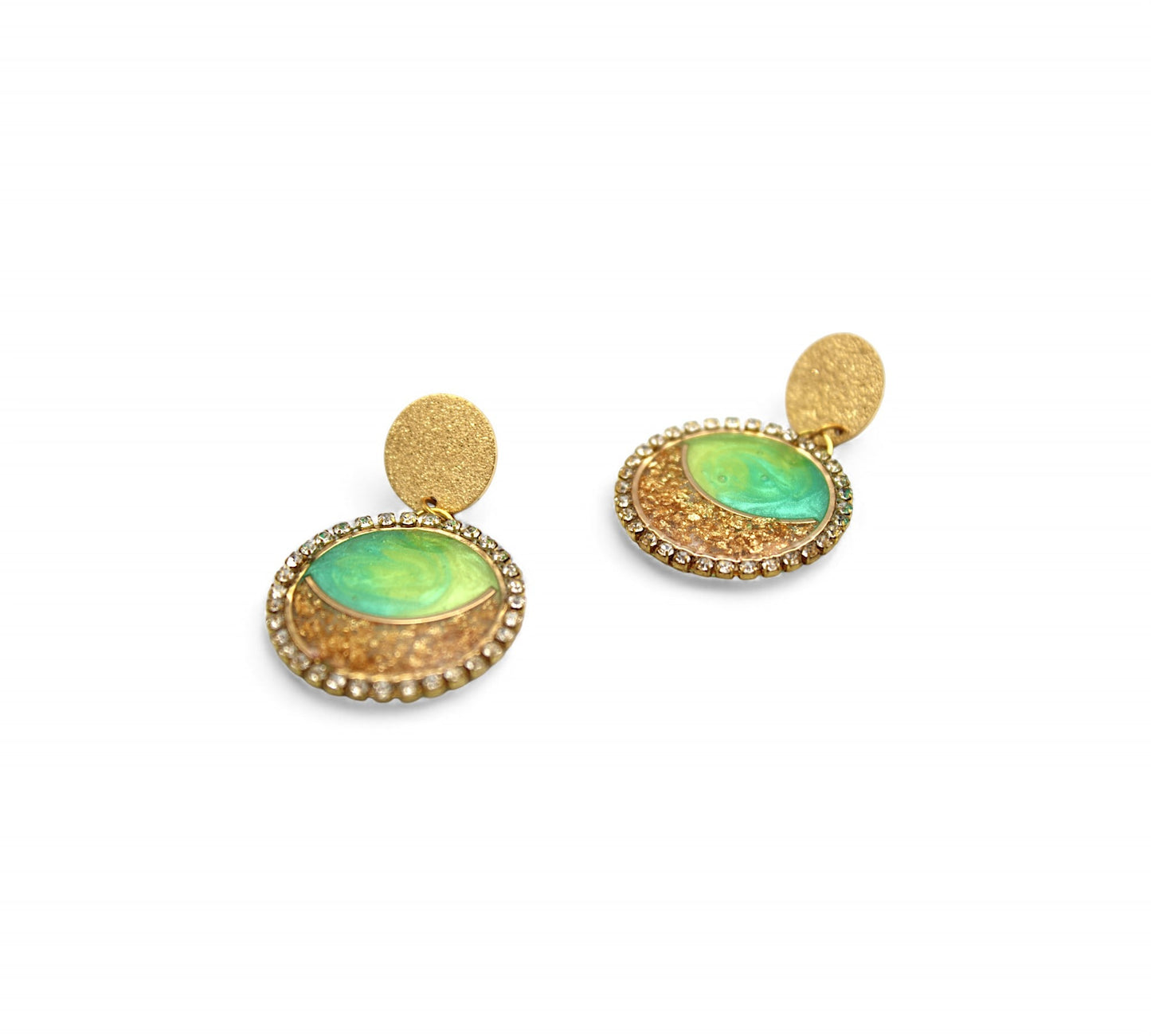 De vert et D'Or Scintillant