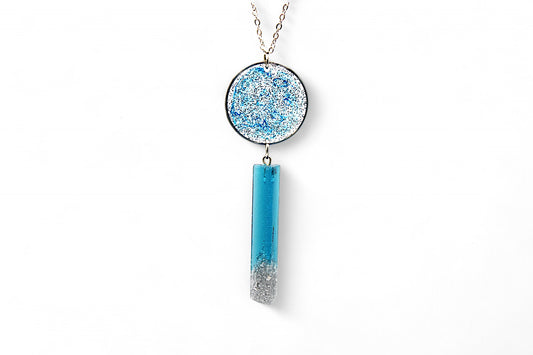 Cercle et cylindre bleus