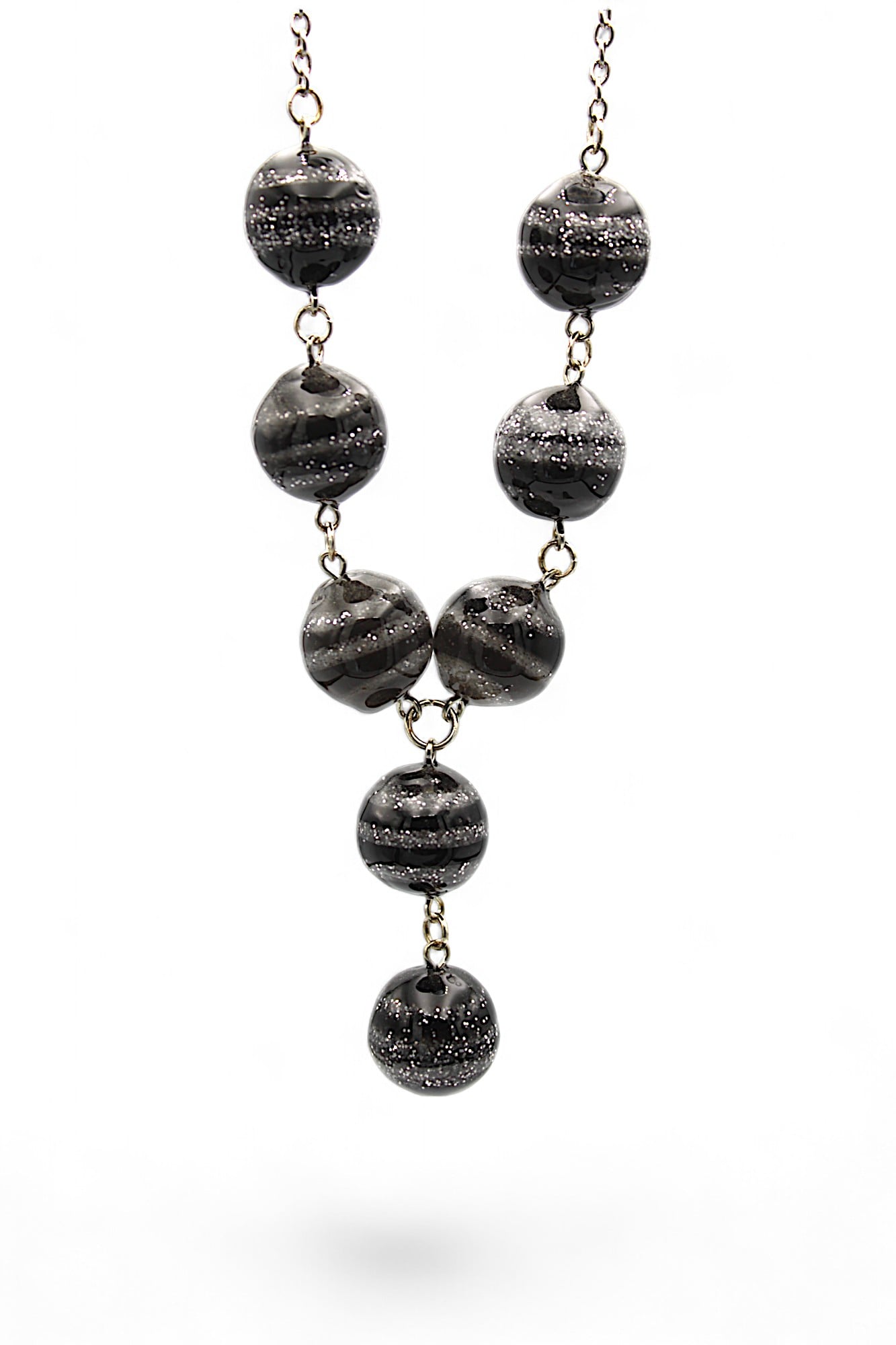 Sphère Noire et Argentée