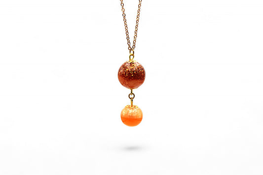 "Sphère Orange Scintillante"