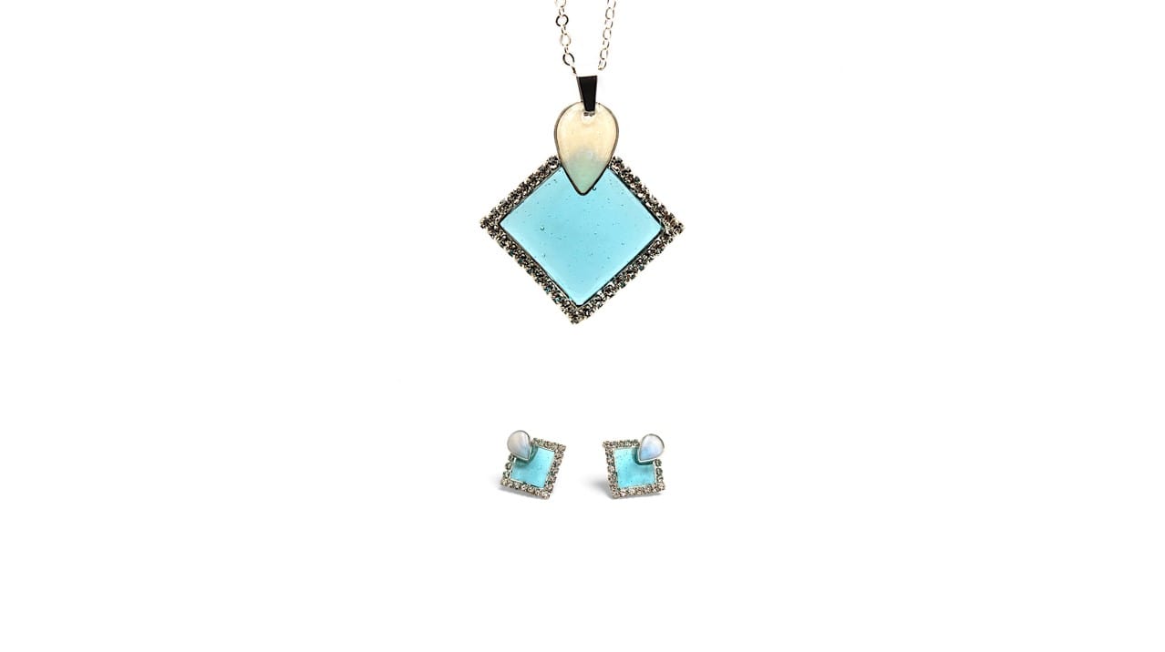 "Shimmering Blue"