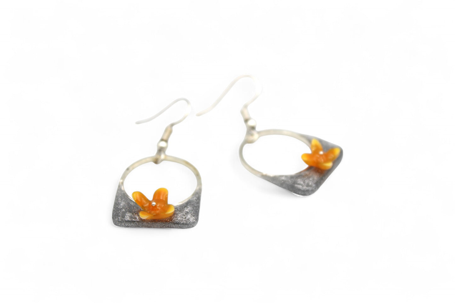 Éclat Floral Orangé