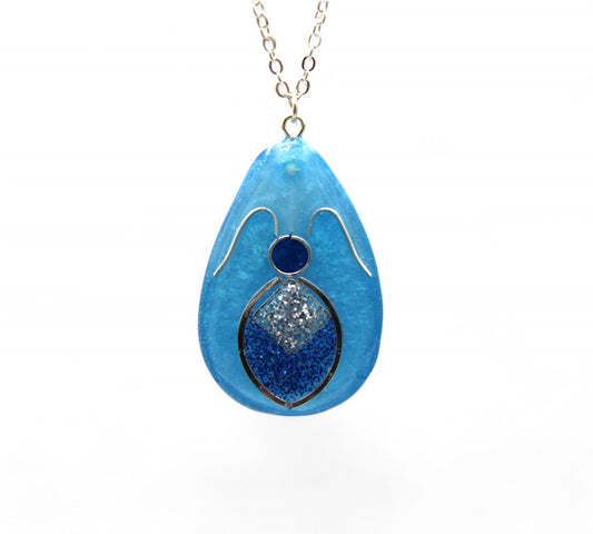 "Insecte Bleu et Argent"